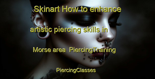 Skinart How to enhance artistic piercing skills in Morse area | PiercingTraining | PiercingClasses | SkinartTraining-Canada