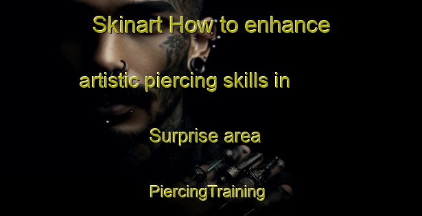 Skinart How to enhance artistic piercing skills in Surprise area | #PiercingTraining #PiercingClasses #SkinartTraining-Canada