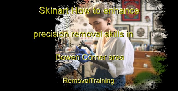 Skinart How to enhance precision removal skills in Bowen Corner area | RemovalTraining | RemovalClasses | SkinartTraining-Canada