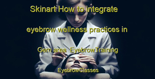 Skinart How to integrate eyebrow wellness practices in Gem area | EyebrowTraining | EyebrowClasses | SkinartTraining-Canada