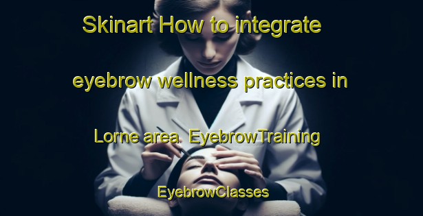Skinart How to integrate eyebrow wellness practices in Lorne area | EyebrowTraining | EyebrowClasses | SkinartTraining-Canada