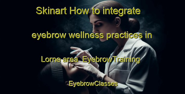 Skinart How to integrate eyebrow wellness practices in Lorne area | EyebrowTraining | EyebrowClasses | SkinartTraining-Canada