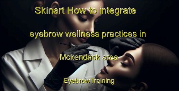 Skinart How to integrate eyebrow wellness practices in Mckendrick area | EyebrowTraining | EyebrowClasses | SkinartTraining-Canada