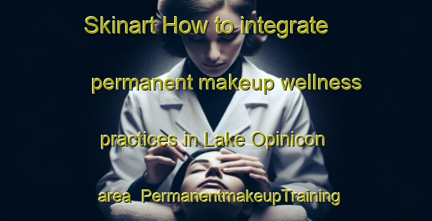 Skinart How to integrate permanent makeup wellness practices in Lake Opinicon area | PermanentmakeupTraining | PermanentmakeupClasses | SkinartTraining-Canada