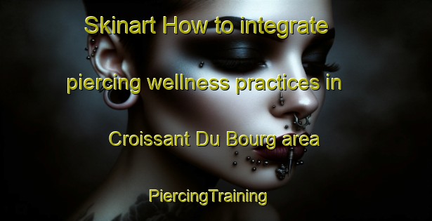 Skinart How to integrate piercing wellness practices in Croissant Du Bourg area | PiercingTraining | PiercingClasses | SkinartTraining-Canada