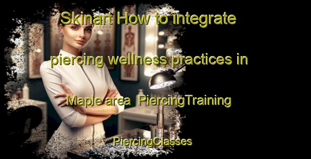 Skinart How to integrate piercing wellness practices in Maple area | PiercingTraining | PiercingClasses | SkinartTraining-Canada