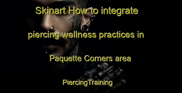 Skinart How to integrate piercing wellness practices in Paquette Corners area | PiercingTraining | PiercingClasses | SkinartTraining-Canada
