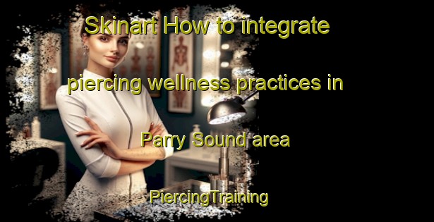 Skinart How to integrate piercing wellness practices in Parry Sound area | PiercingTraining | PiercingClasses | SkinartTraining-Canada