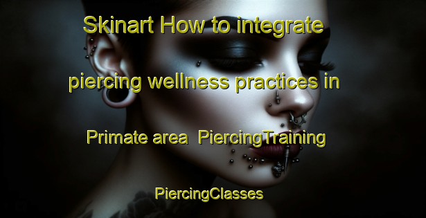 Skinart How to integrate piercing wellness practices in Primate area | PiercingTraining | PiercingClasses | SkinartTraining-Canada