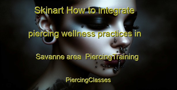 Skinart How to integrate piercing wellness practices in Savanne area | #PiercingTraining #PiercingClasses #SkinartTraining-Canada