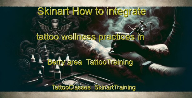 Skinart How to integrate tattoo wellness practices in Berry area | TattooTraining | TattooClasses | SkinartTraining-Canada