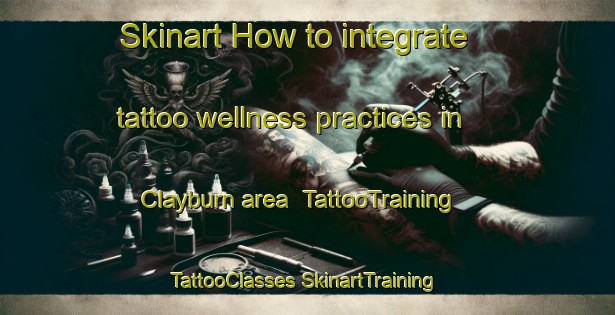 Skinart How to integrate tattoo wellness practices in Clayburn area | #TattooTraining #TattooClasses #SkinartTraining-Canada