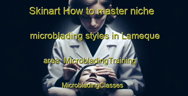 Skinart How to master niche microblading styles in Lameque area | MicrobladingTraining | MicrobladingClasses | SkinartTraining-Canada