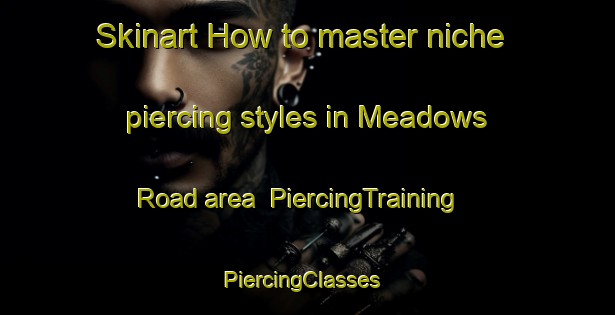 Skinart How to master niche piercing styles in Meadows Road area | PiercingTraining | PiercingClasses | SkinartTraining-Canada