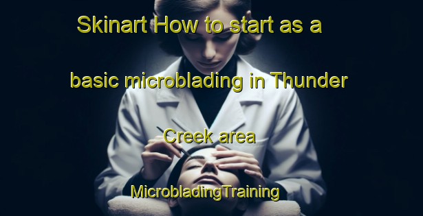 Skinart How to start as a basic microblading in Thunder Creek area | MicrobladingTraining | MicrobladingClasses | SkinartTraining-Canada
