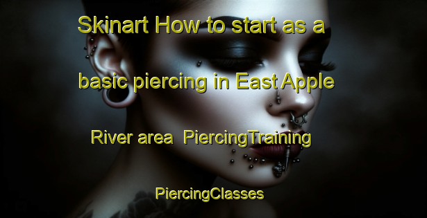 Skinart How to start as a basic piercing in East Apple River area | PiercingTraining | PiercingClasses | SkinartTraining-Canada
