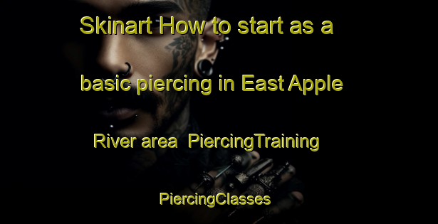 Skinart How to start as a basic piercing in East Apple River area | PiercingTraining | PiercingClasses | SkinartTraining-Canada