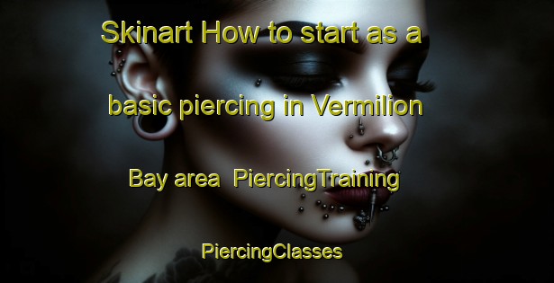 Skinart How to start as a basic piercing in Vermilion Bay area | PiercingTraining | PiercingClasses | SkinartTraining-Canada