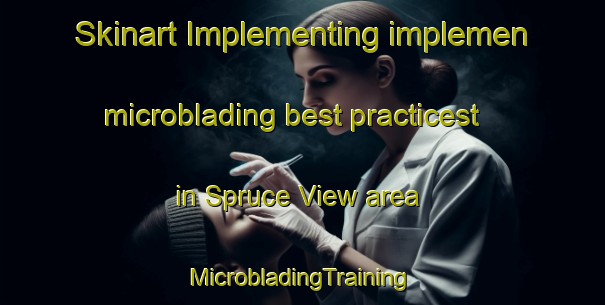 Skinart Implementing implemen microblading best practicest in Spruce View area | #MicrobladingTraining #MicrobladingClasses #SkinartTraining-Canada