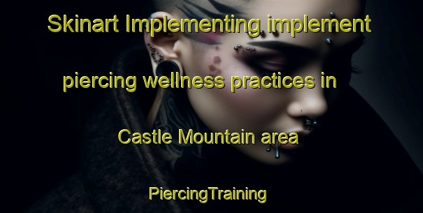 Skinart Implementing implement piercing wellness practices in Castle Mountain area | #PiercingTraining #PiercingClasses #SkinartTraining-Canada