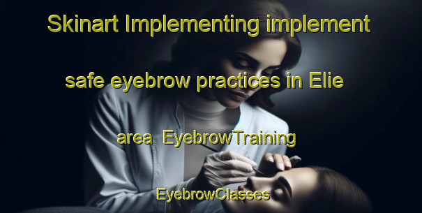 Skinart Implementing implement safe eyebrow practices in Elie area | EyebrowTraining | EyebrowClasses | SkinartTraining-Canada