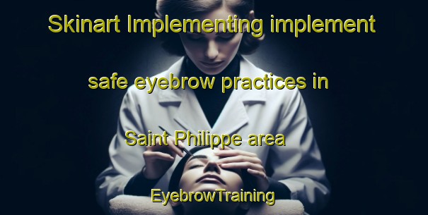 Skinart Implementing implement safe eyebrow practices in Saint Philippe area | EyebrowTraining | EyebrowClasses | SkinartTraining-Canada