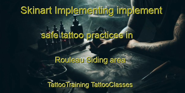 Skinart Implementing implement safe tattoo practices in Rouleau Siding area | #TattooTraining #TattooClasses #SkinartTraining-Canada