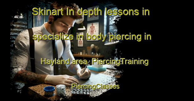 Skinart In-depth lessons in specialize in body piercing in Hayland area | PiercingTraining | PiercingClasses | SkinartTraining-Canada