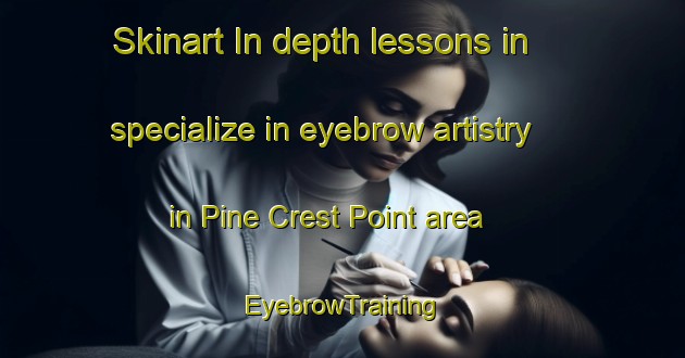 Skinart In-depth lessons in specialize in eyebrow artistry in Pine Crest Point area | EyebrowTraining | EyebrowClasses | SkinartTraining-Canada