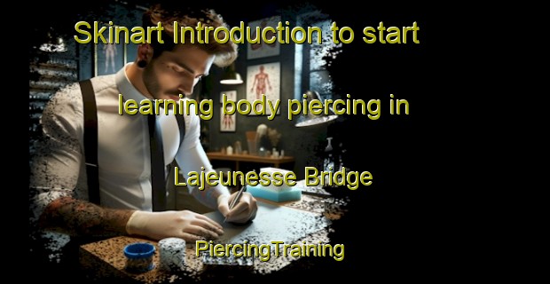 Skinart Introduction to start learning body piercing in Lajeunesse Bridge | #PiercingTraining #PiercingClasses #SkinartTraining-Canada