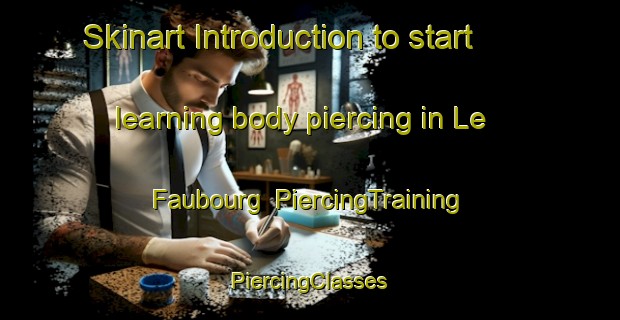 Skinart Introduction to start learning body piercing in Le Faubourg | #PiercingTraining #PiercingClasses #SkinartTraining-Canada