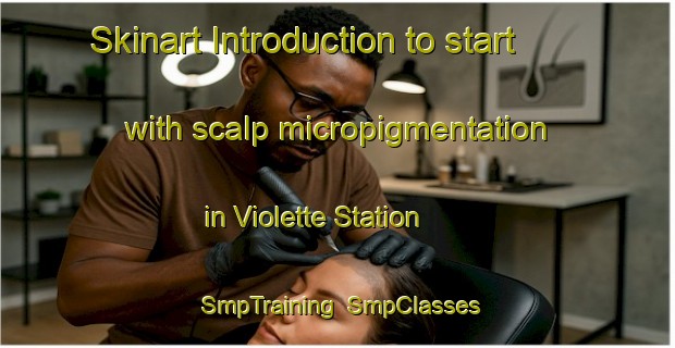 Skinart Introduction to start with scalp micropigmentation in Violette Station | SmpTraining | SmpClasses | SkinartTraining-Canada