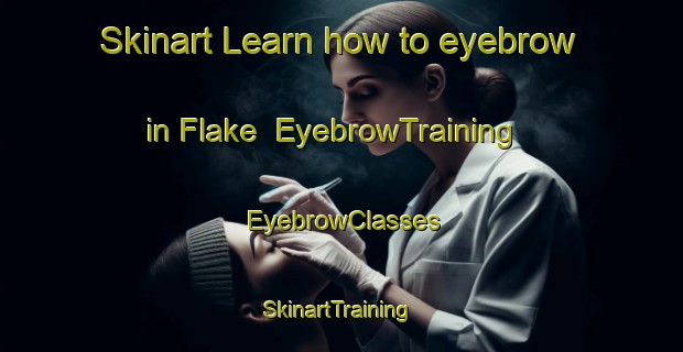 Skinart Learn how to eyebrow in Flake | EyebrowTraining | EyebrowClasses | SkinartTraining-Canada