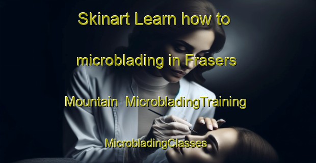 Skinart Learn how to microblading in Frasers Mountain | MicrobladingTraining | MicrobladingClasses | SkinartTraining-Canada