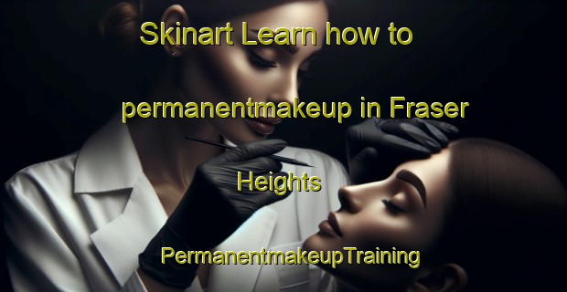Skinart Learn how to permanentmakeup in Fraser Heights | PermanentmakeupTraining | PermanentmakeupClasses | SkinartTraining-Canada