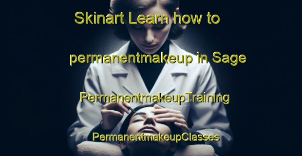 Skinart Learn how to permanentmakeup in Sage | PermanentmakeupTraining | PermanentmakeupClasses | SkinartTraining-Canada