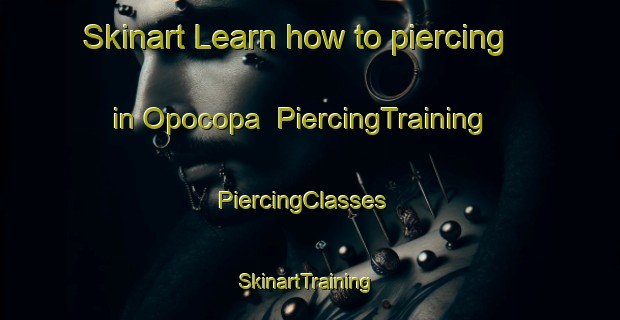 Skinart Learn how to piercing in Opocopa | PiercingTraining | PiercingClasses | SkinartTraining-Canada