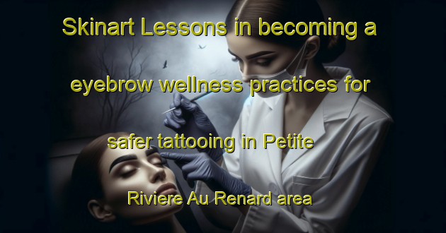 Skinart Lessons in becoming a eyebrow wellness practices for safer tattooing in Petite Riviere Au Renard area | EyebrowTraining | EyebrowClasses | SkinartTraining-Canada