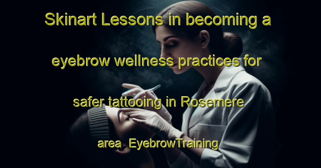 Skinart Lessons in becoming a eyebrow wellness practices for safer tattooing in Rosemere area | EyebrowTraining | EyebrowClasses | SkinartTraining-Canada