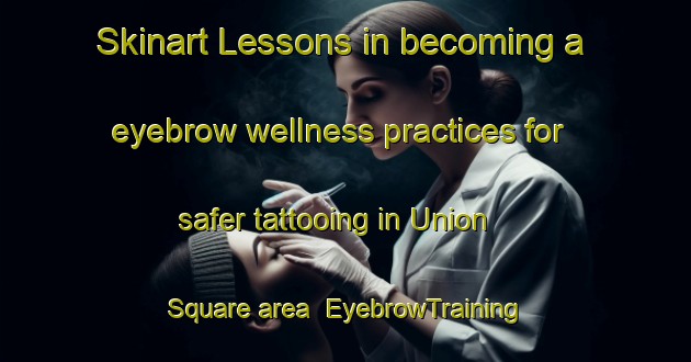 Skinart Lessons in becoming a eyebrow wellness practices for safer tattooing in Union Square area | EyebrowTraining | EyebrowClasses | SkinartTraining-Canada