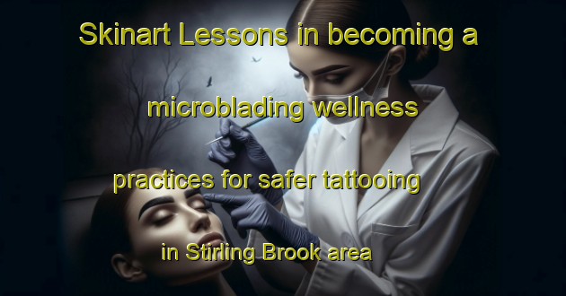 Skinart Lessons in becoming a microblading wellness practices for safer tattooing in Stirling Brook area | MicrobladingTraining | MicrobladingClasses | SkinartTraining-Canada