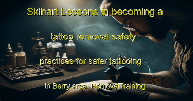 Skinart Lessons in becoming a tattoo removal safety practices for safer tattooing in Berry area | RemovalTraining | RemovalClasses | SkinartTraining-Canada