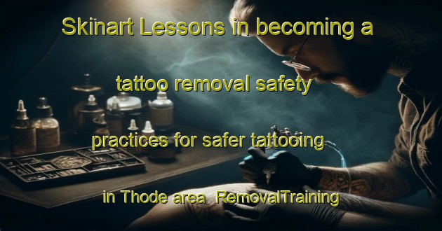 Skinart Lessons in becoming a tattoo removal safety practices for safer tattooing in Thode area | RemovalTraining | RemovalClasses | SkinartTraining-Canada