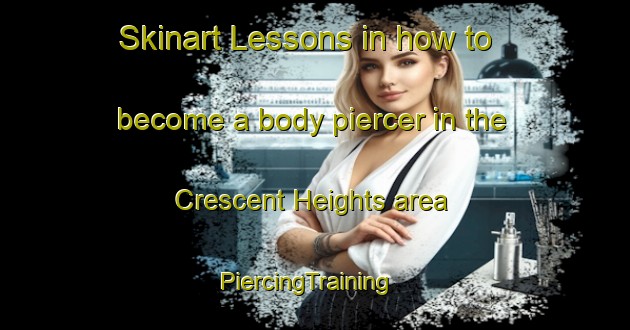 Skinart Lessons in how to become a body piercer in the Crescent Heights area | PiercingTraining | PiercingClasses | SkinartTraining-Canada