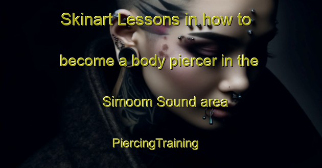 Skinart Lessons in how to become a body piercer in the Simoom Sound area | PiercingTraining | PiercingClasses | SkinartTraining-Canada