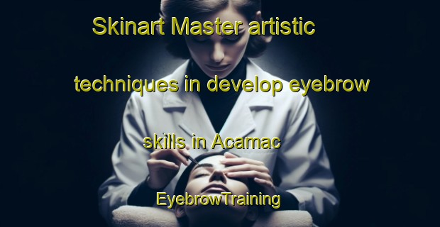 Skinart Master artistic techniques in develop eyebrow skills in Acamac | EyebrowTraining | EyebrowClasses | SkinartTraining-Canada