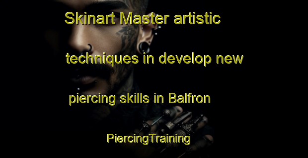 Skinart Master artistic techniques in develop new piercing skills in Balfron | PiercingTraining | PiercingClasses | SkinartTraining-Canada