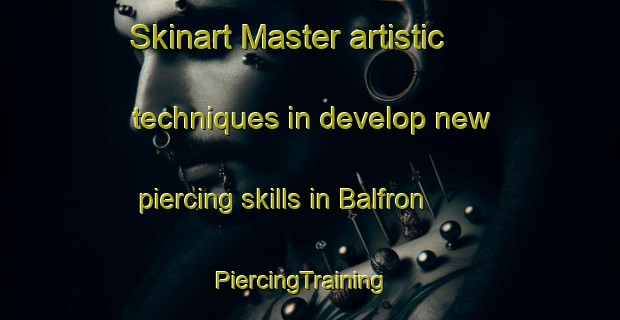 Skinart Master artistic techniques in develop new piercing skills in Balfron | PiercingTraining | PiercingClasses | SkinartTraining-Canada
