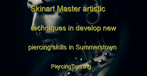 Skinart Master artistic techniques in develop new piercing skills in Summerstown | PiercingTraining | PiercingClasses | SkinartTraining-Canada