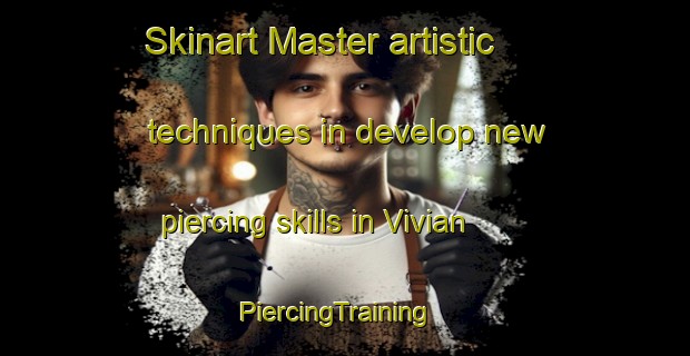 Skinart Master artistic techniques in develop new piercing skills in Vivian | PiercingTraining | PiercingClasses | SkinartTraining-Canada